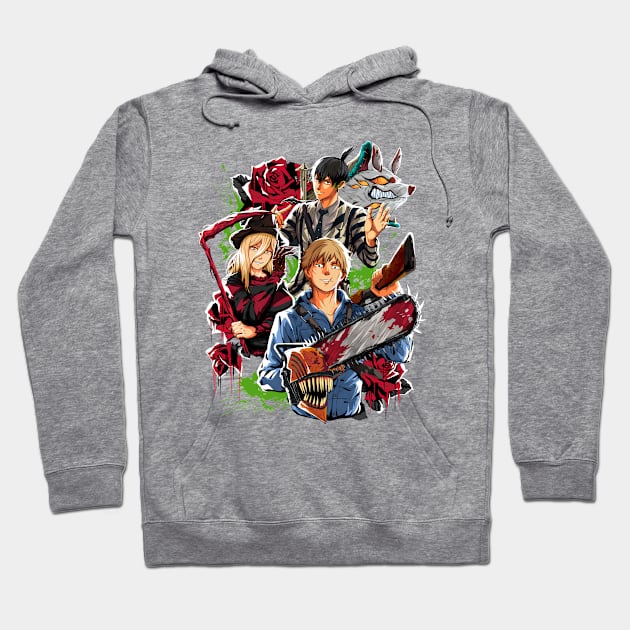 Devil Hunter Horror Team Hoodie by manoystee